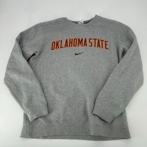 Nike Oklahoma State Cowboys Pullover Sweatshirt Gray Men's Size Medium